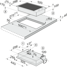 Гриль Miele CS 1312 BG нерж.сталь