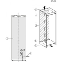Холодильник вбудований  Miele K 7743 E