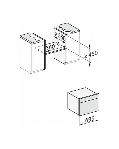 Духова шафа компактна з НВЧ Miele H 7840 BMX OBSW