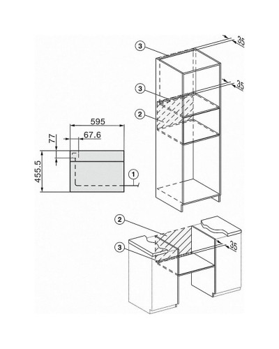 Духова шафа компактна з НВЧ Miele H 7840 BMX OBSW