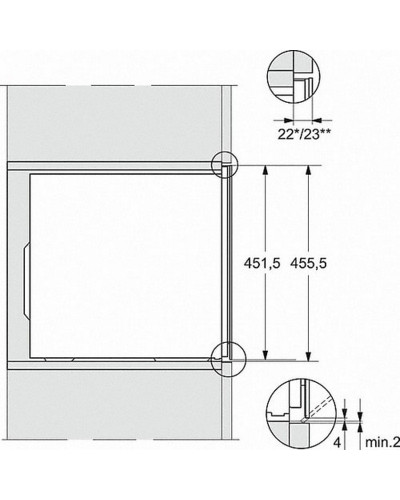 Винный шкаф встроенный Miele KWT 7112 iG чорний обсидіан матовий