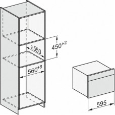 Комбі-пароварка Miele DGC 7440 HC Pro чорний обсидіан