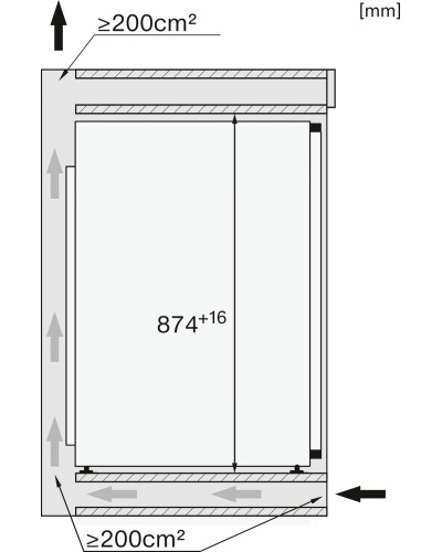 Морозильник вбудований Miele FNS 7140 E