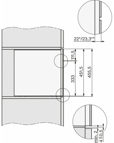 Кавомашина вбудована Miele CVA 7845 CLST