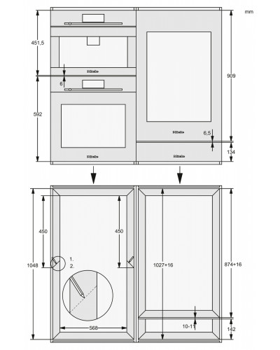 Винный шкаф встроенный Miele KWT 6422 iG GRGR