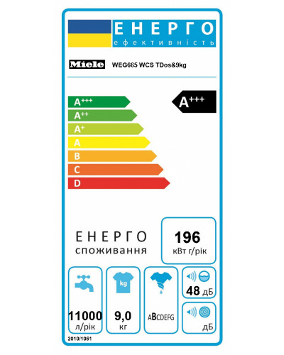 Пральна машина Miele WEG 665 WCS