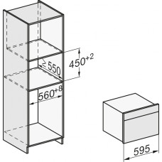 Духова шафа компактна з НВЧ Miele H 7240 BM CLST