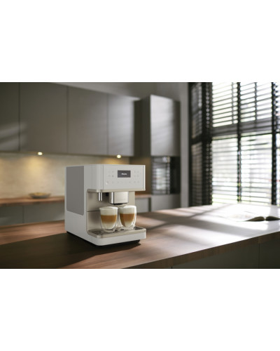 Кавомашина Miele CM 6360 діамантовий білий