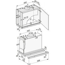 Витяжка Miele DAS 4631 OBSW
