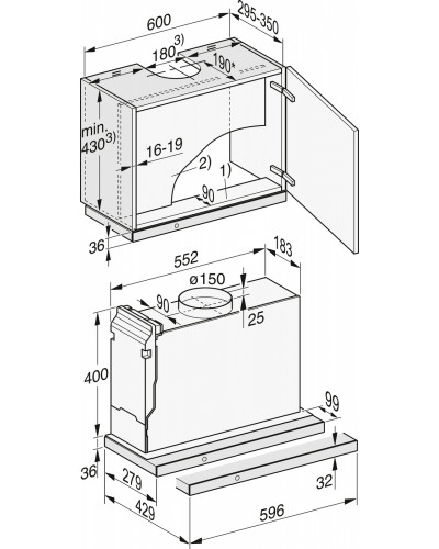 Витяжка Miele DAS 4631 OBSW