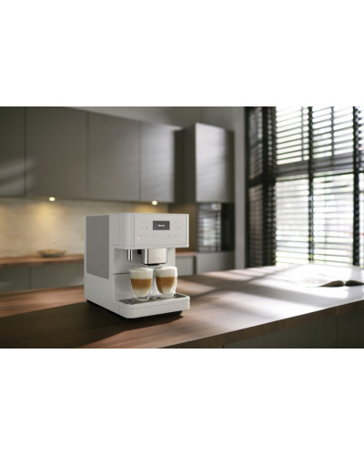 Кавомашина Miele CM 6160 діамантовий білий