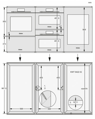 Винный шкаф встроенный Miele KWT 6422 iG GRGR