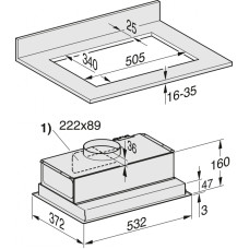Витяжка DA 2558 Clean steel