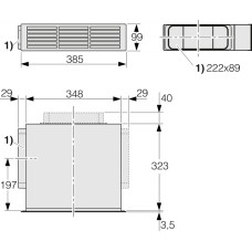 Комплект для переобладнання витяжки в режим рециркуляції Miele DUU 1000-2