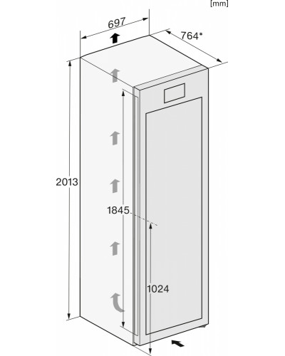 Винний холодильник Miele KWT 4999 F obsw