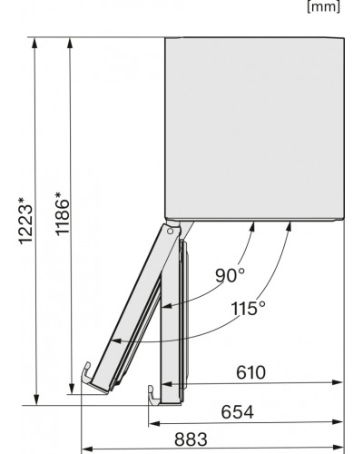 Морозильна камера Miele FNS 4782 D bst