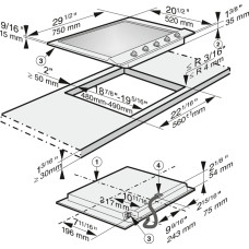 Варильна поверхня газова Miele KM 2034 EDST
