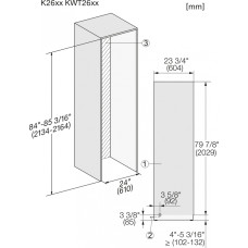 Винний холодильник Miele KWT 2671 + WSS 2600