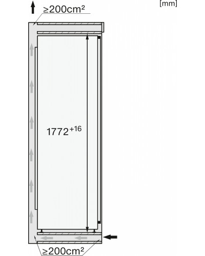 Холодильник вбудований  Miele K 7774 D