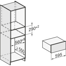 Підігривач їжи та посуду  Miele ESW 7020 OBSW