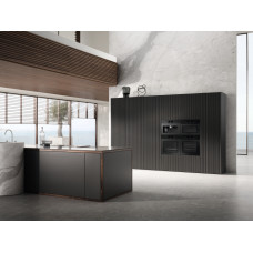 Духова шафа компактна з НВЧ Miele H 7840 BMX чорний обсидіан матовий