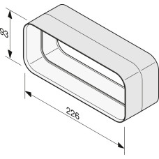 З'єднувальний елемент повітроводу Miele DFK-V