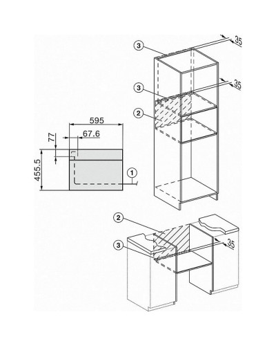 Духова шафа компактный с СВЧ Miele H 7840 BM CLST