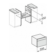 Духова шафа компактный с СВЧ Miele H 7840 BM OBSW