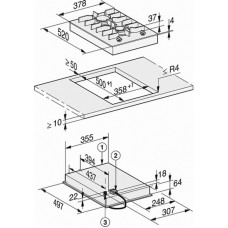 Варильна поверхня газова Miele CS 7102-1 FL