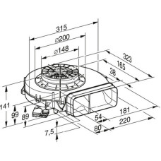 Витяжний модуль Miele CSDA 7001 FL