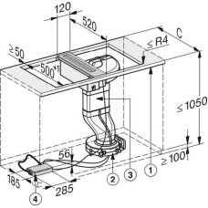 Витяжний модуль Miele CSDA 7001 FL