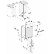 Посудомийна машина вбудована Miele G 7790 SCVI K2O