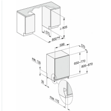 Посудомийна машина вбудована Miele G 5260 SCVi
