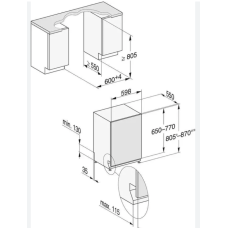 Посудомийна машина вбудована Miele G 7650 SCVi