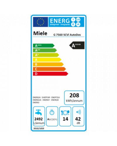 Посудомийна машина вбудована Miele G 7560 SCVi